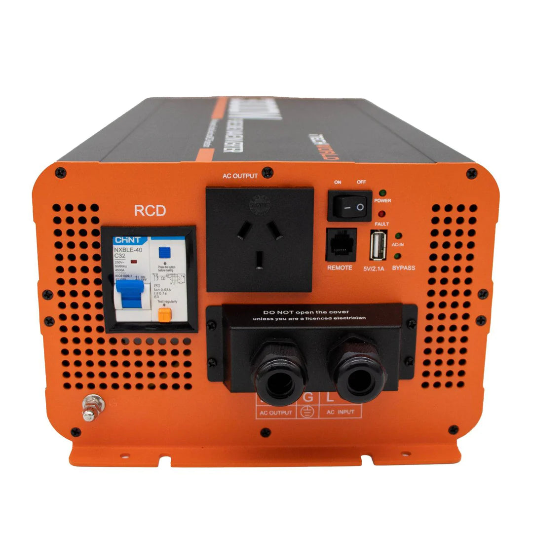 3000 WATT PURE SINE WAVE INVERTER WITH ATS AND RCD