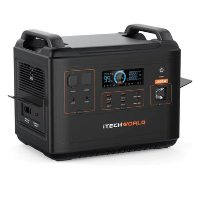 iTECHWORLD PS2000 Portable Power Station front side view